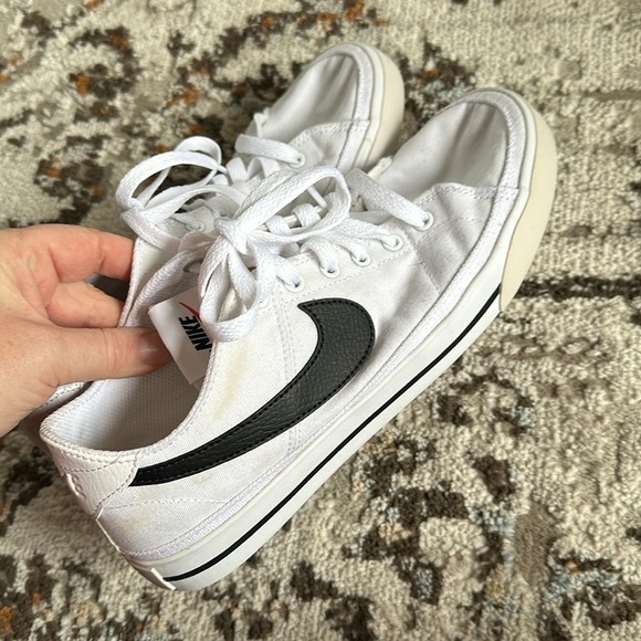 NIKE Court Legacy Sneaker WHITE men's sneakers size US 7.5 - Picture 7 of 12